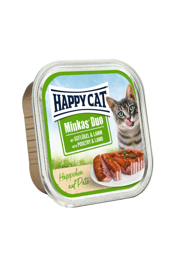 Happy Cat Minkas Duo Poultry & Lamb 100 g - Shopivet.com
