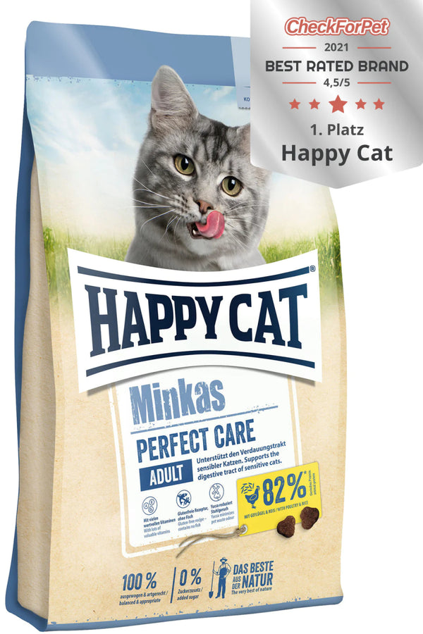 Happy Cat Minkas Perfect Care Poultry & Rice 500g - Shopivet.com