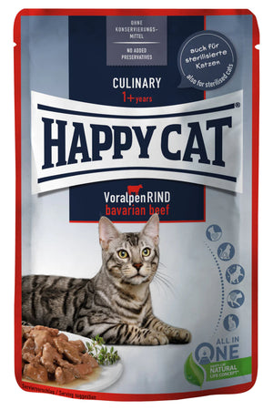 Happy Cat MIS Culinary Bavarian Beef 85 gm - Shopivet.com