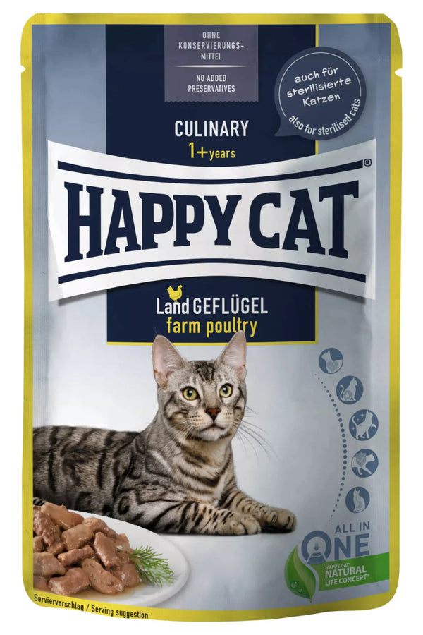 Happy Cat MIS Culinary Farm Poultry 85 gm - Shopivet.com