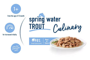 Happy Cat MIS Culinary Spring-Water Trout 85 gm - Shopivet.com