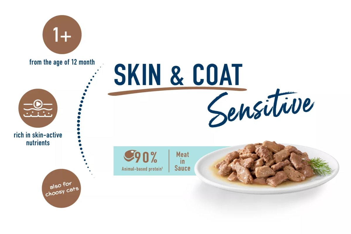 Happy Cat MIS Sensitive Skin & Coat 85 gm sachet - Shopivet.com