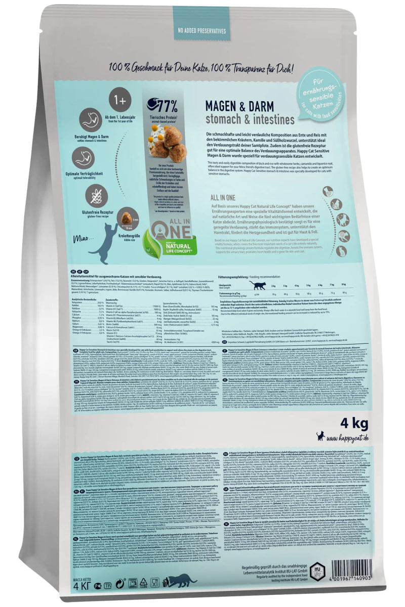 Happy Cat Sensitive Megan&Darm (Stomach&Intestinal) 1.3kg - Shopivet.com