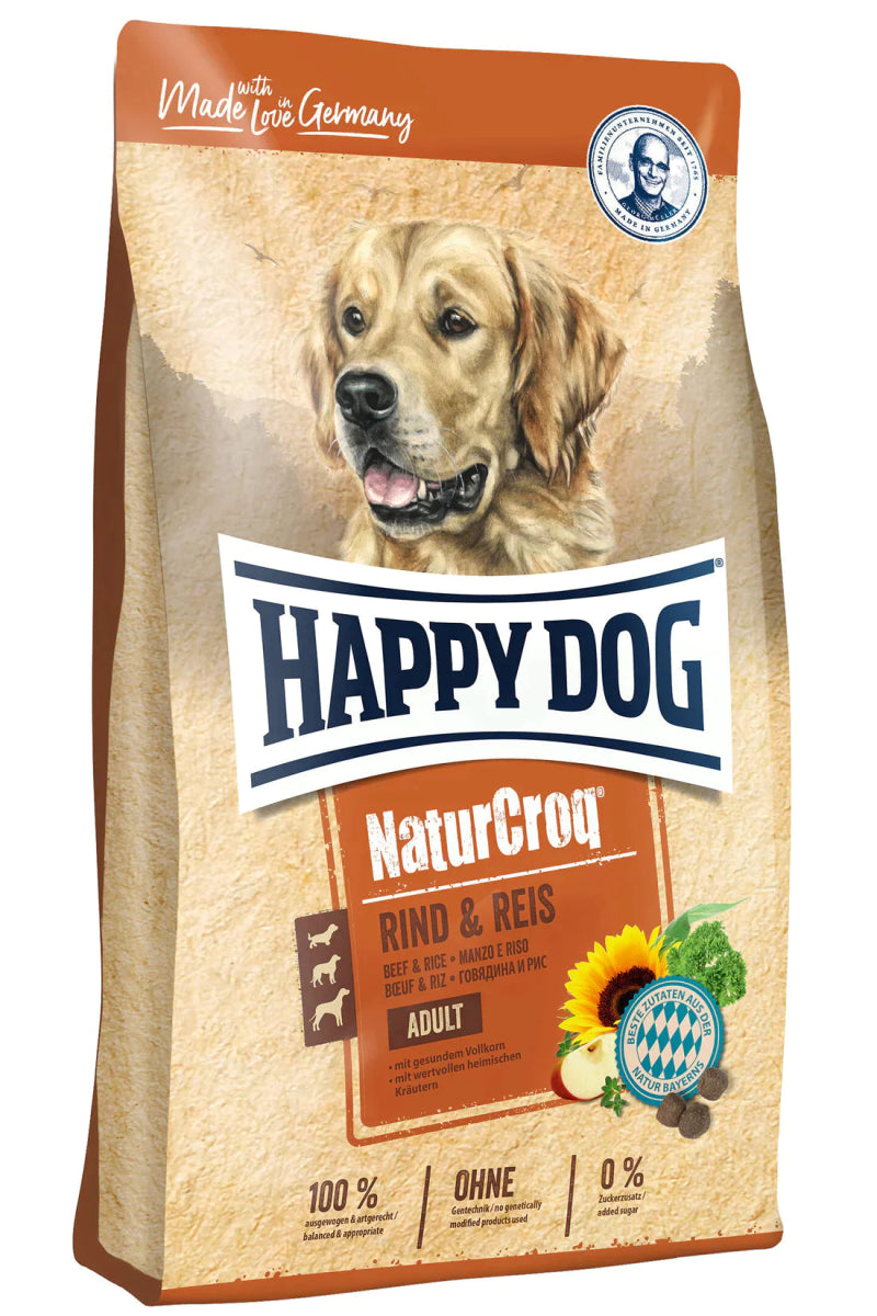 Happy Dog Naturcroq Beef & Rice 11kg - Shopivet.com