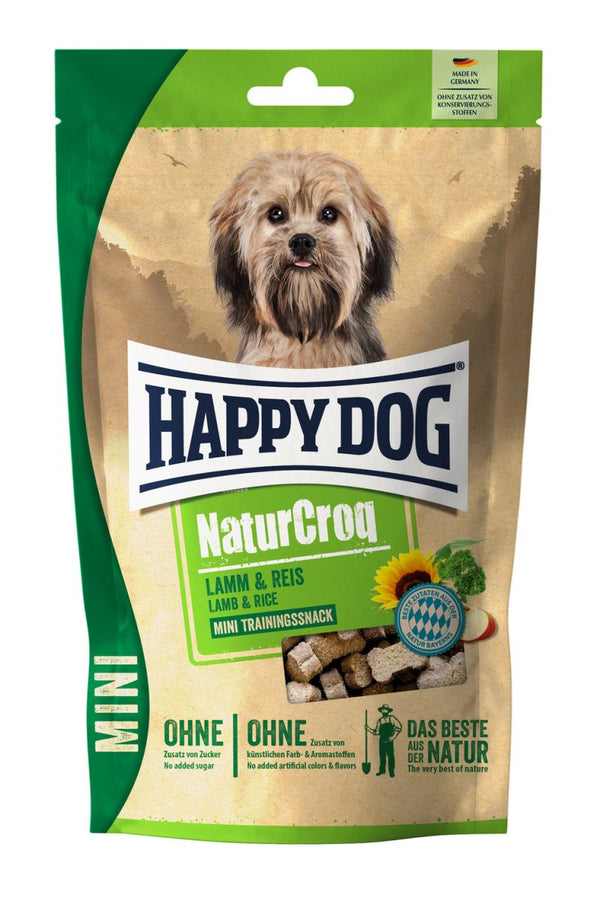 Happy Dog Naturcroq Mini Snack Lamm 100g - Shopivet.com