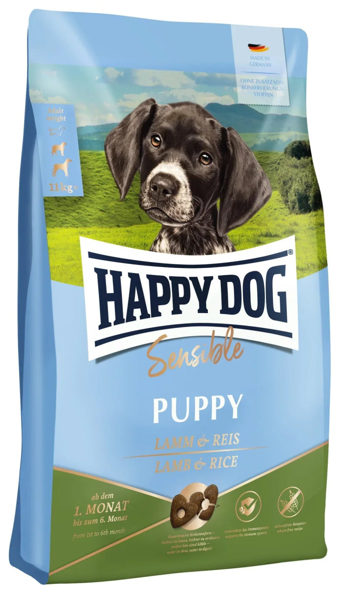 Happy Dog Sensible Puppy Lamb & Rice 1kg - Shopivet.com
