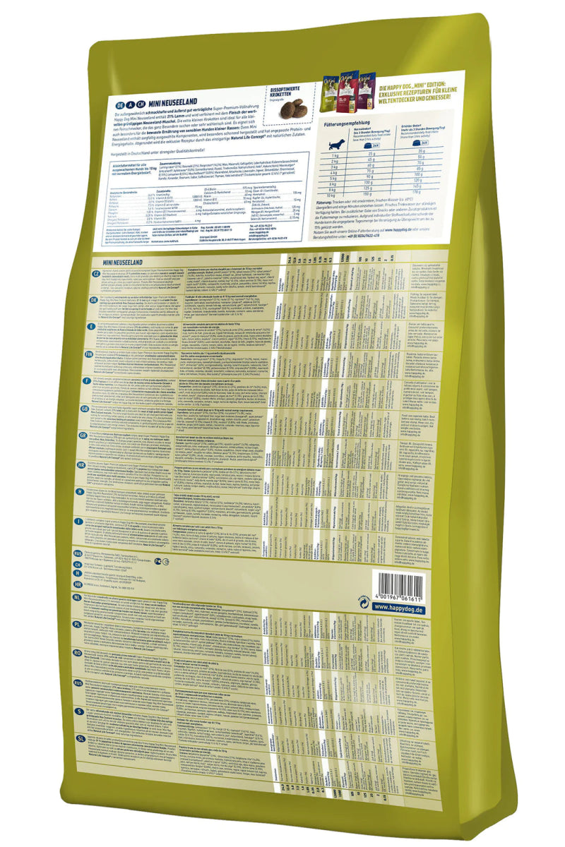 Happy Dog Supreme Mini Neeuseeland 1kg - Shopivet.com