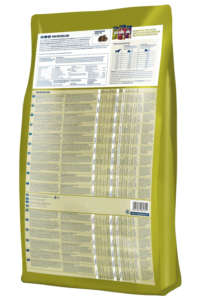 Happy Dog Supreme Mini Neeuseeland 4kg - Shopivet.com