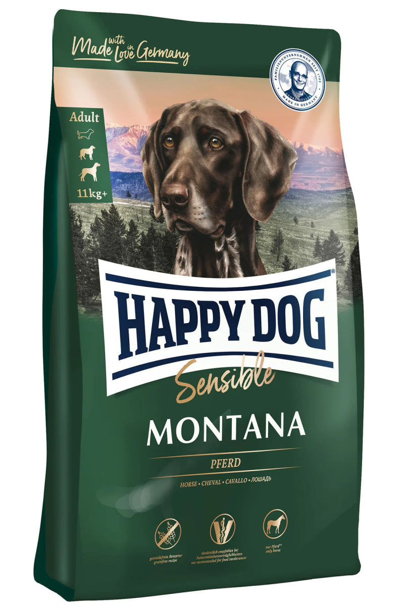 Happy Dog Supreme Sensible Montana Peerd 4kg - Shopivet.com