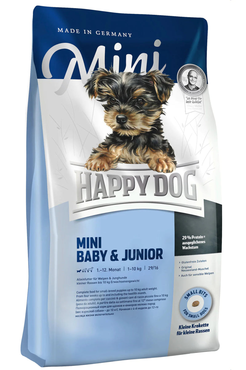 Happy Dog Supreme Young Mini Baby & Junior 4kg - Shopivet.com