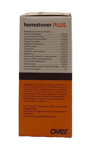 HEMATOVER PLUS 100ml - Shopivet.com