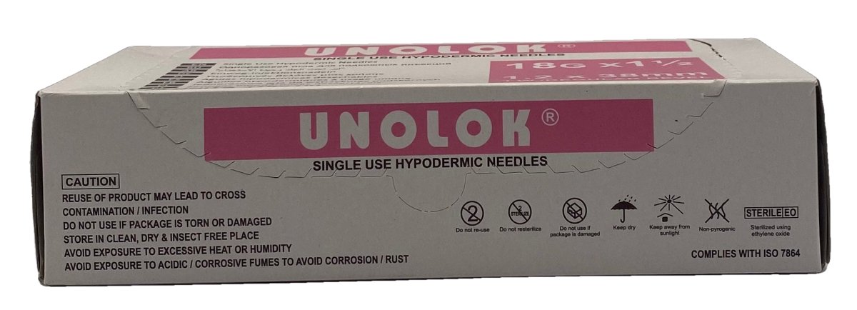 Hypodermic Disposable Needle 18G x 1.5 100 pieces - Shopivet.com