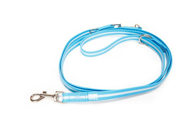 IDC Lumino Adjustable Leash - Aquamarine / Width 1.9 cm & Length 2.2 Meter - Shopivet.com