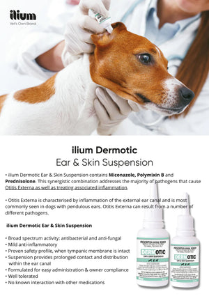 ilium Dermotic Ear & Skin Suspension 20ml - Shopivet.com
