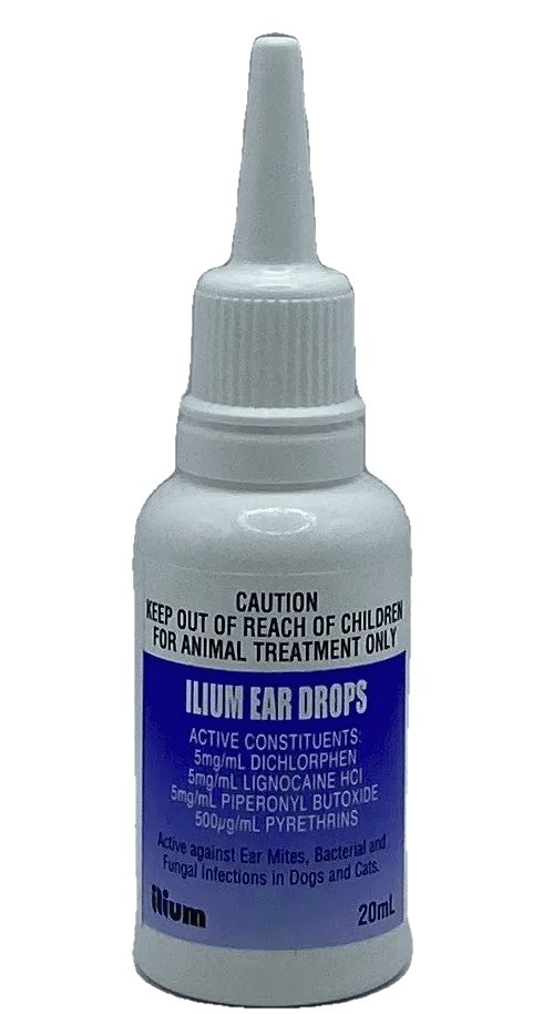 ILIUM EAR DROPS 20 ml | Shopivet