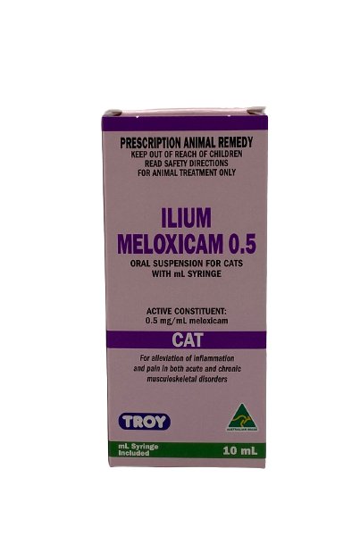 ilium Meloxicam Suspension 0.5 for Cats 10ml - Shopivet.com