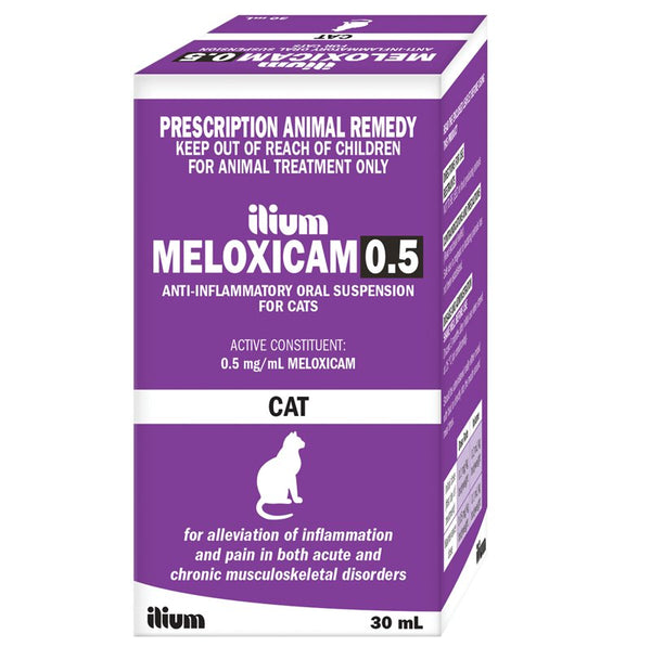 ilium Meloxicam Suspension 0.5 for Cats 30ml - Shopivet.com