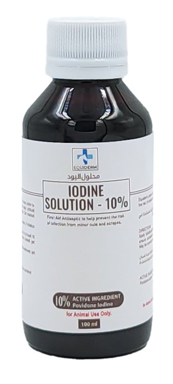 iodine solution 10% 100ml - Shopivet.com