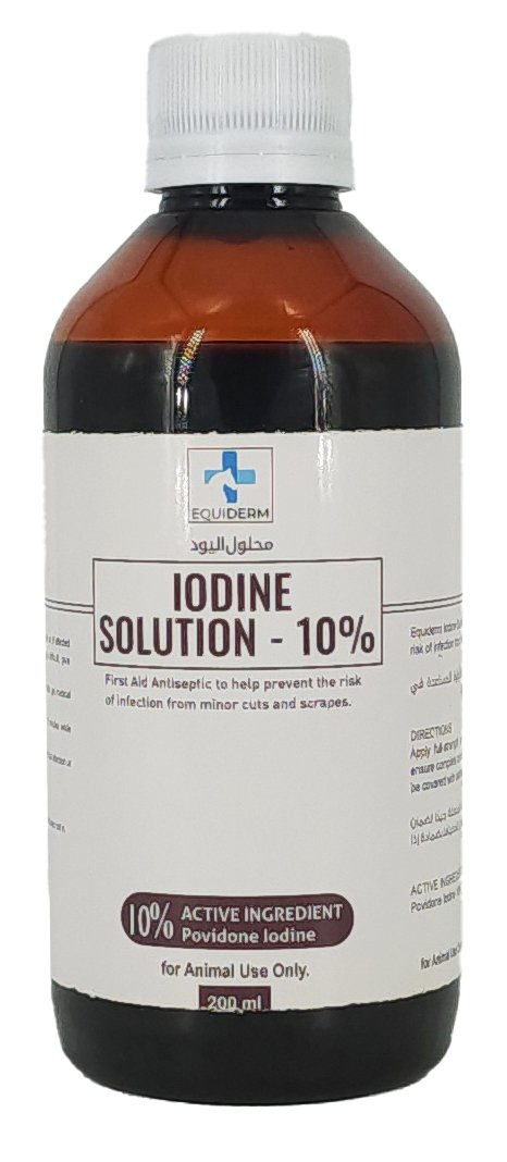 IODINE SOLUTION 10% 200 ml - Shopivet.com