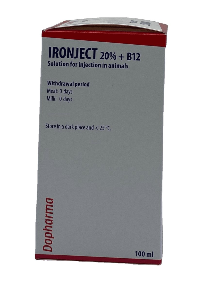 IRONJECT 20%+B12 100ml - Shopivet.com
