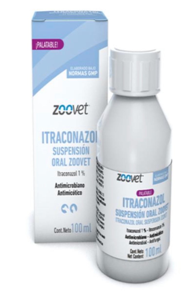 ITRACONAZOL ORAL ZOOVET 100 ml - Shopivet.com