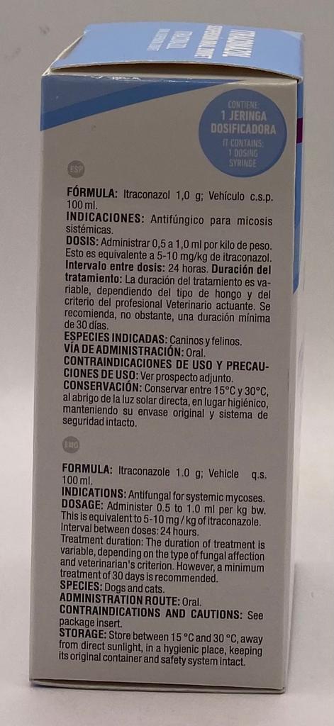 ITRACONAZOL ORAL ZOOVET 15 ml - Shopivet.com