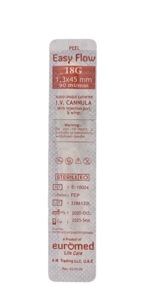 IV Cannula 18G 1Box - Shopivet.com