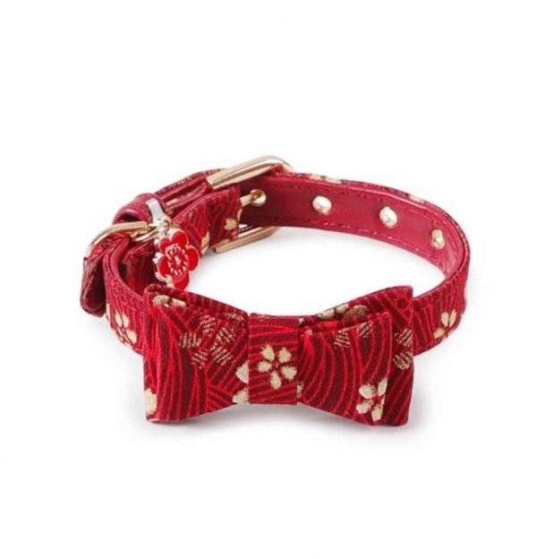 Japanese Style Bowtie Cat Collar 1.5*31cm - Shopivet.com