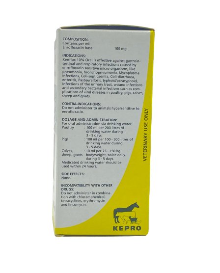 KENFLOX 10% ORAL 100ml kg - Shopivet.com