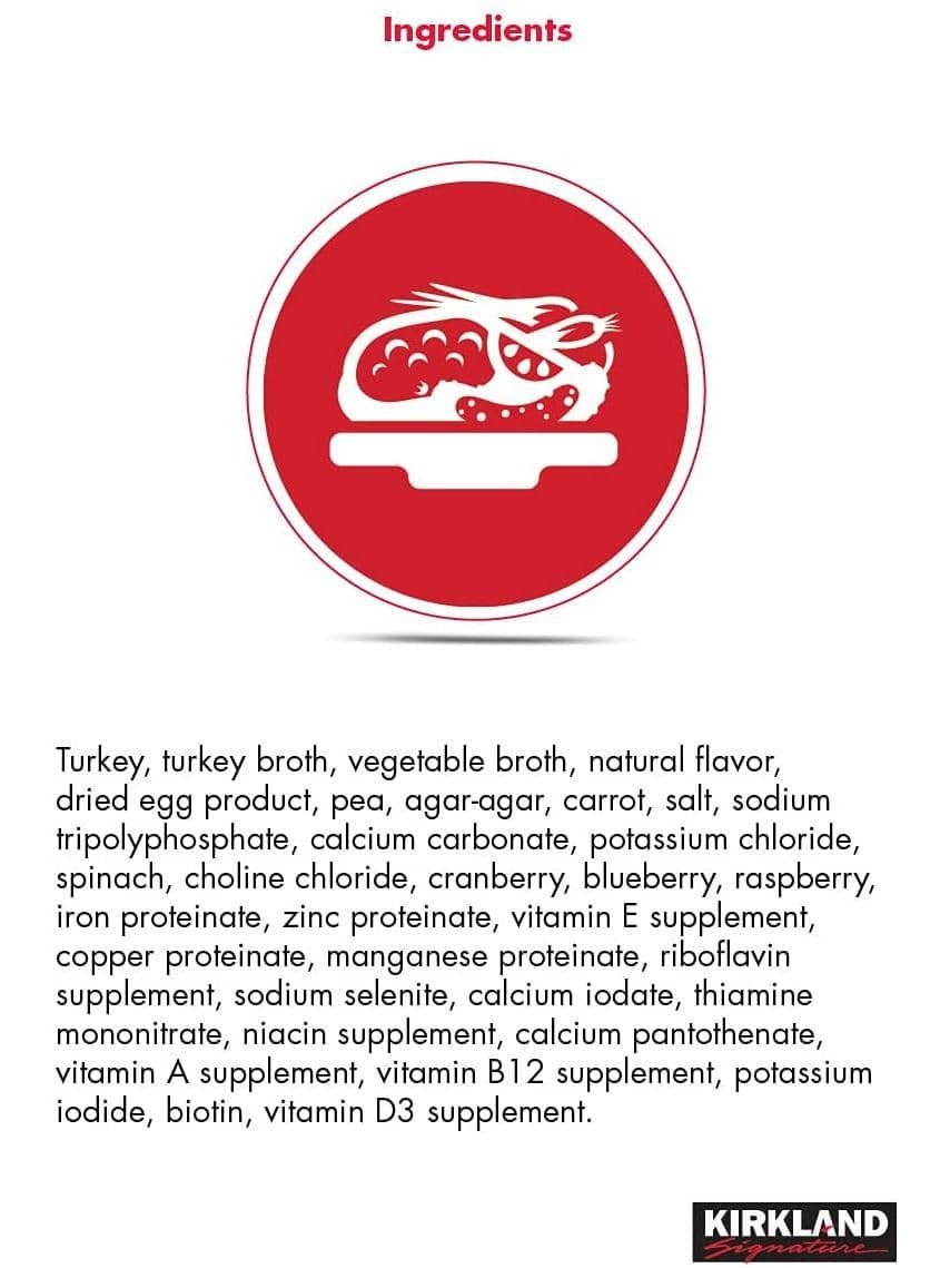 Kirkland Signature Nature's Domain Canned Dog Food, Turkey & Pea Stew,Brown, 13.2 oz, 24-count (9kg) - Shopivet.com