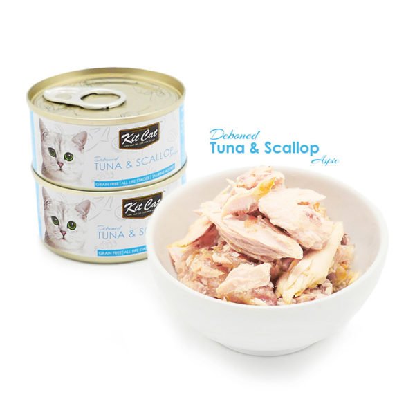 Kit Cat Tuna & Scallop 80g - Shopivet.com