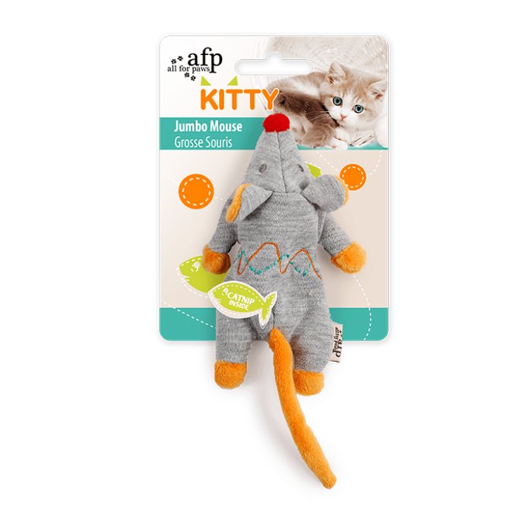 Kitty - Jumbo Mouse - Grey - Shopivet.com