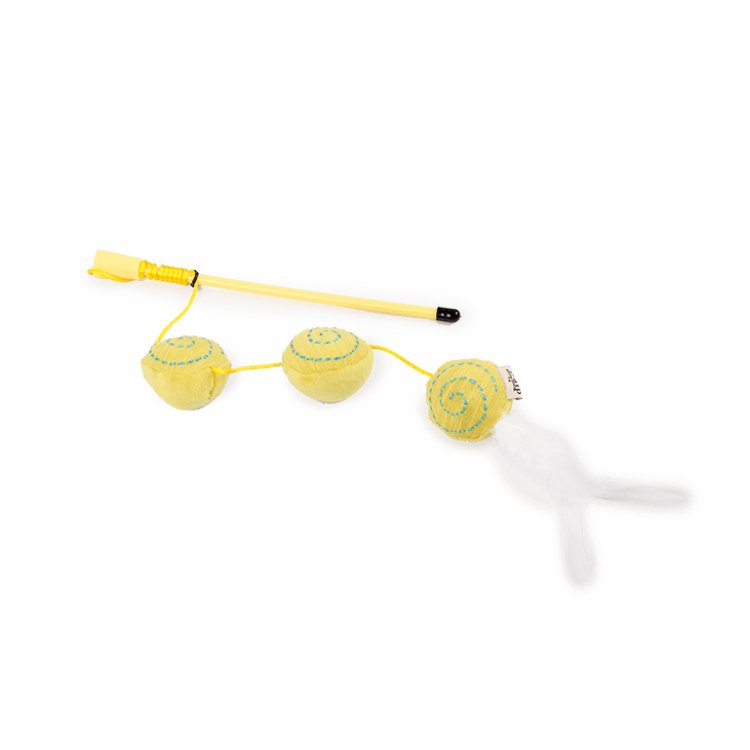 Kitty - Wand Ball - Yellow - Shopivet.com