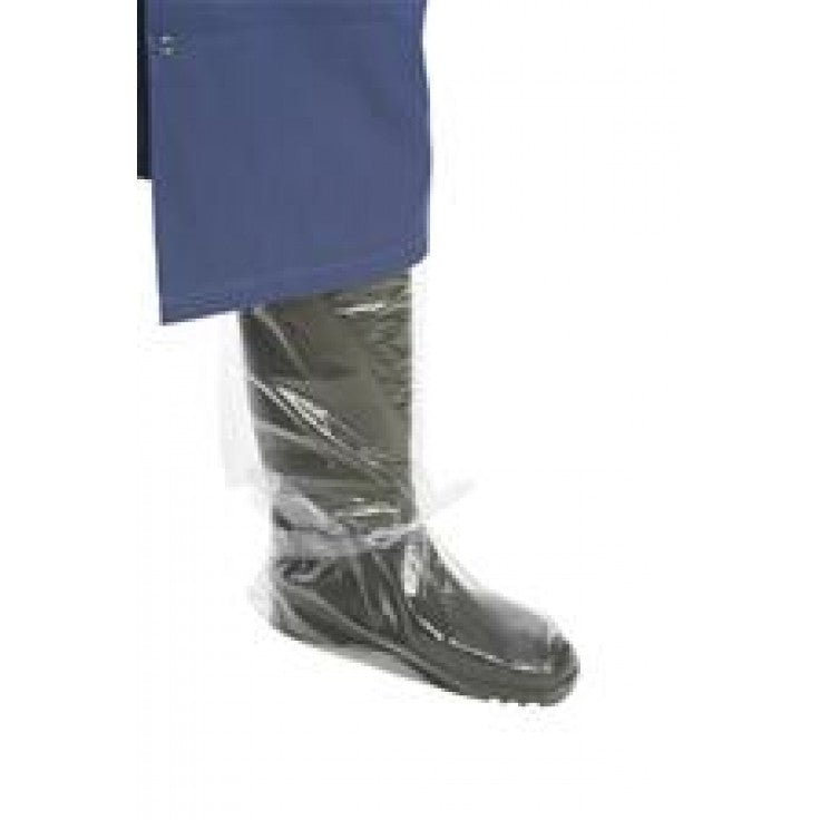 KRUTEX DISPOSABLE BOOTS, LONG/THIN WITH ANKLE LACES, 25 PAIRS أحذية بلاستيكية - Shopivet.com