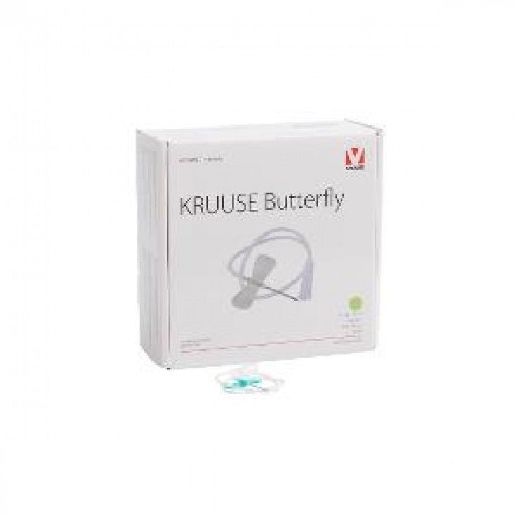 KRUUSE BUTTERFLY 21G GREEN, 50/PK - Shopivet.com