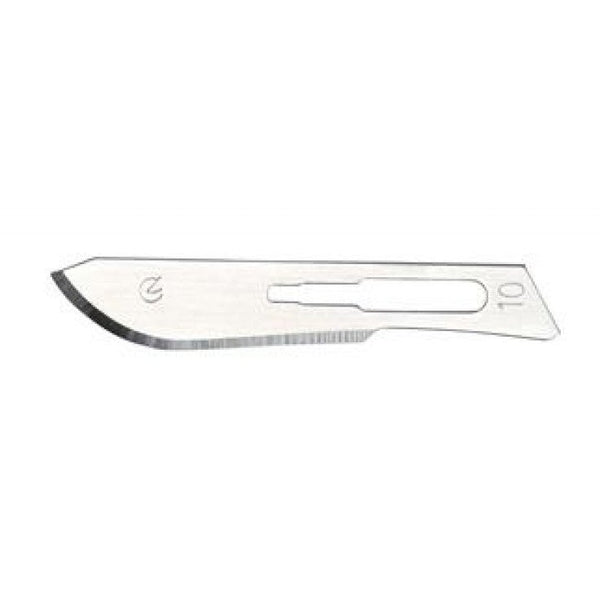 KRUUSE CARBON STEEL BLADES NO 10, STERILE, 100/PK - Shopivet.com