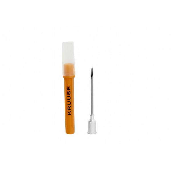 KRUUSE DISP. NEEDLE WITH ALUMINIUM HUB 2.0X38MM, 100/PK - Shopivet.com