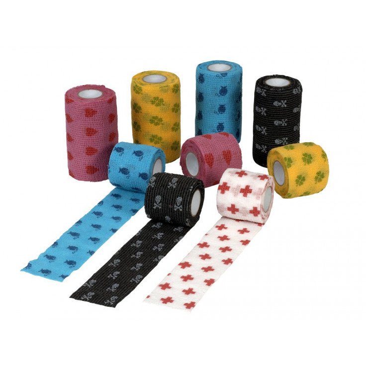 KRUUSE FUN-FLEX PET BANDAGE 5CM 10 ROLLS - Shopivet.com