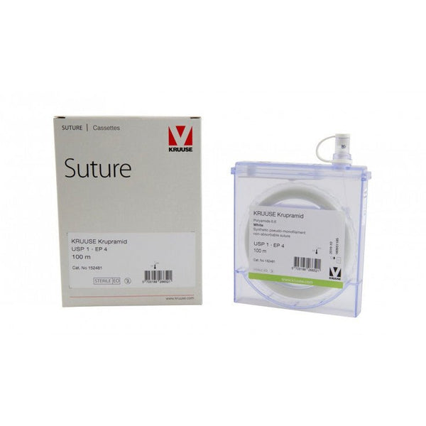 KRUUSE KRUPRAMID SUTURE, USP 1, 100 M - Shopivet.com