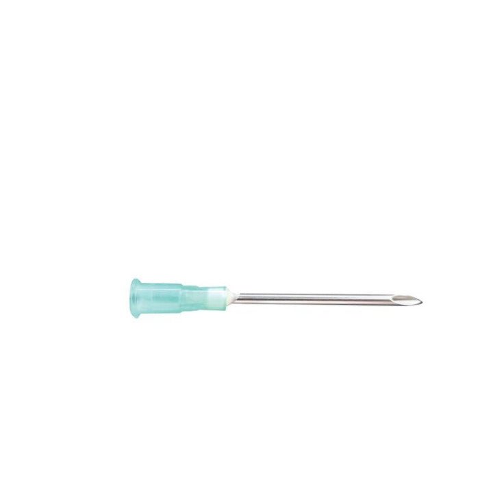 KRUUSE REINFORCED DISP. NEEDLE 2.1X38MM 100/PK LL 14GX1.5 - Shopivet.com