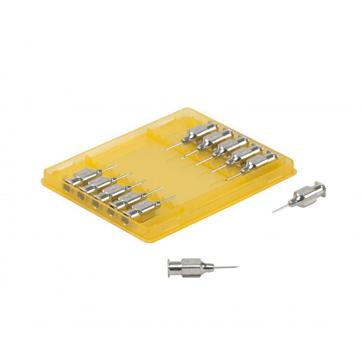 KRUUSE-VET NEEDLES 0.8X10 MM, LUER LOCK, 12/PK - Shopivet.com