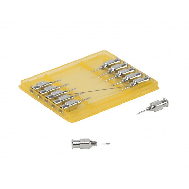 KRUUSE-VET NEEDLES 1.0X10 MM, LUER LOCK, 12/PK - Shopivet.com