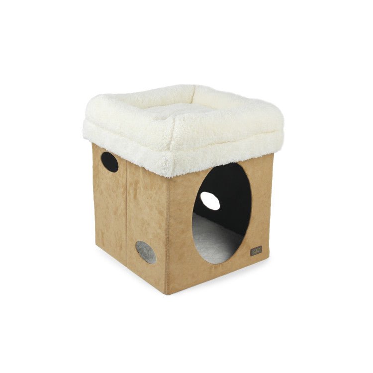 Lambswool 2 in 1 Cat Castle - Shopivet.com