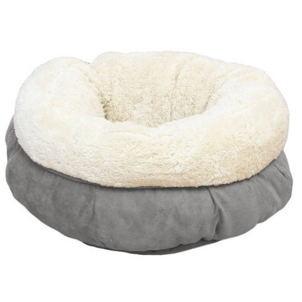 Lambswool Donut Cat Bed - Shopivet.com