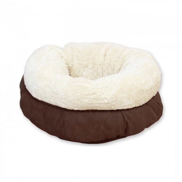 Lambswool Donut Cat Bed - Shopivet.com