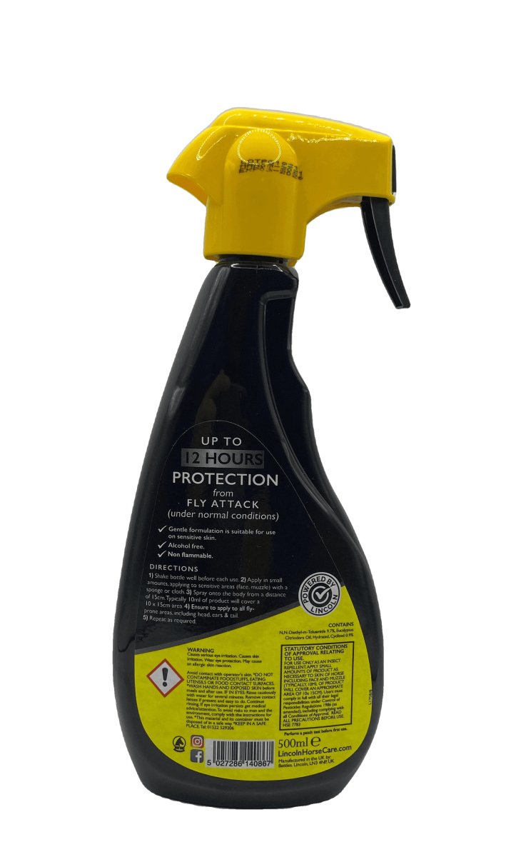 LINCOLN FLY REPELLENT SPRAY 500ML - Shopivet.com