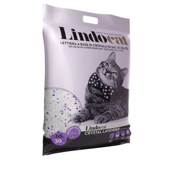 LindoCat Crystal Lavender Scent (silicagel) 16 L - Shopivet.com