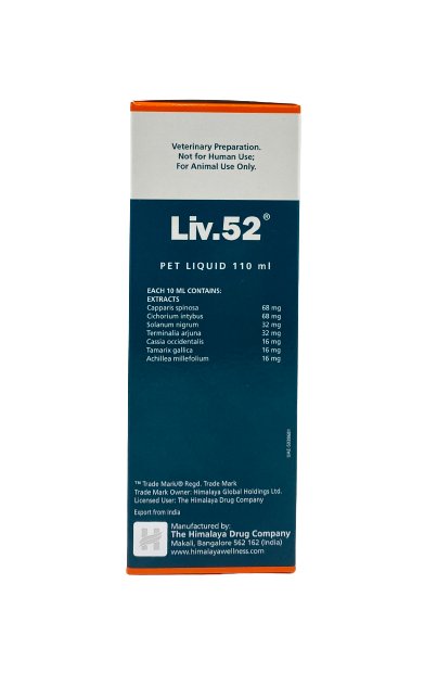 Liv.52 pet liquid 110ml - Shopivet.com