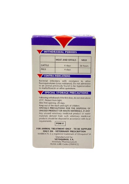 Marbocyl 10% injection 50 ml - Shopivet.com
