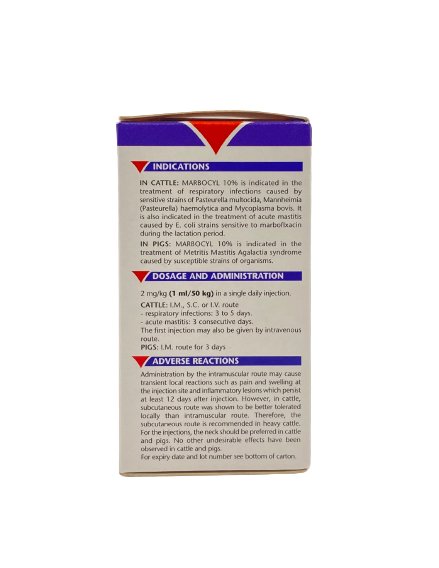 Marbocyl 10% injection 50 ml - Shopivet.com